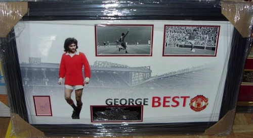 George Best Manchester United Legend Signed