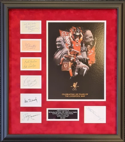 Sold: Liverpool 125 Years Anniversary Signed Montage